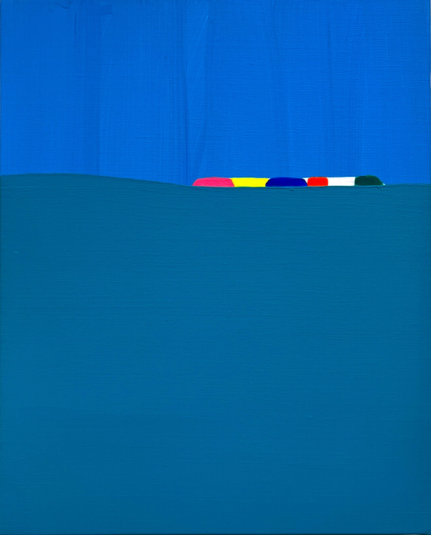 Soo Kyoung Lee, &laquo; BA25S22 &raquo;, 2025, Acrylique sur toile, 41×33cm.