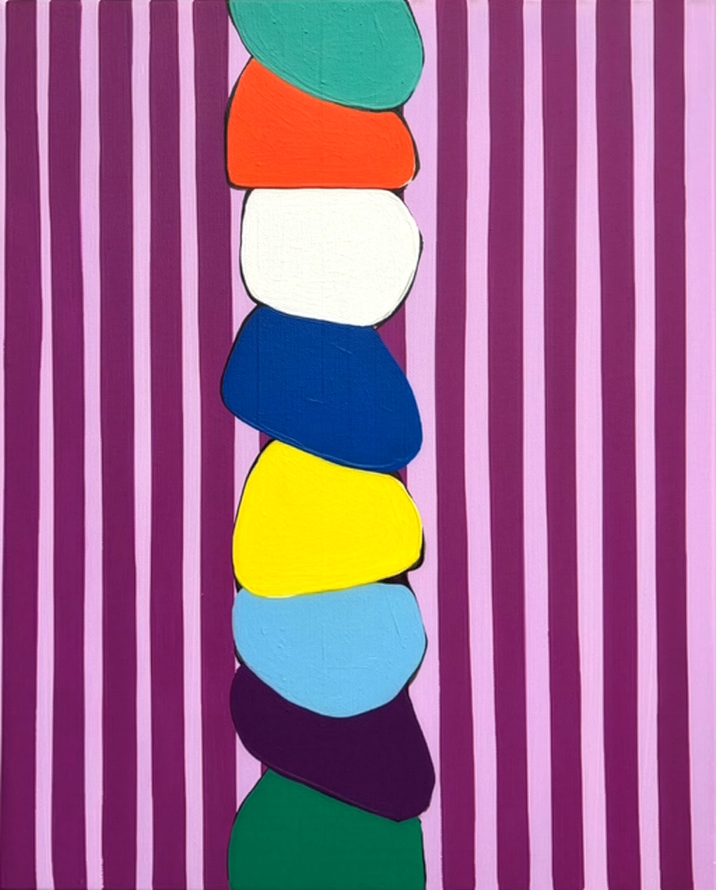Soo Kyoung Lee, &laquo; BA25S23 &raquo;, 2025, Acrylique sur toile, 41×33cm.