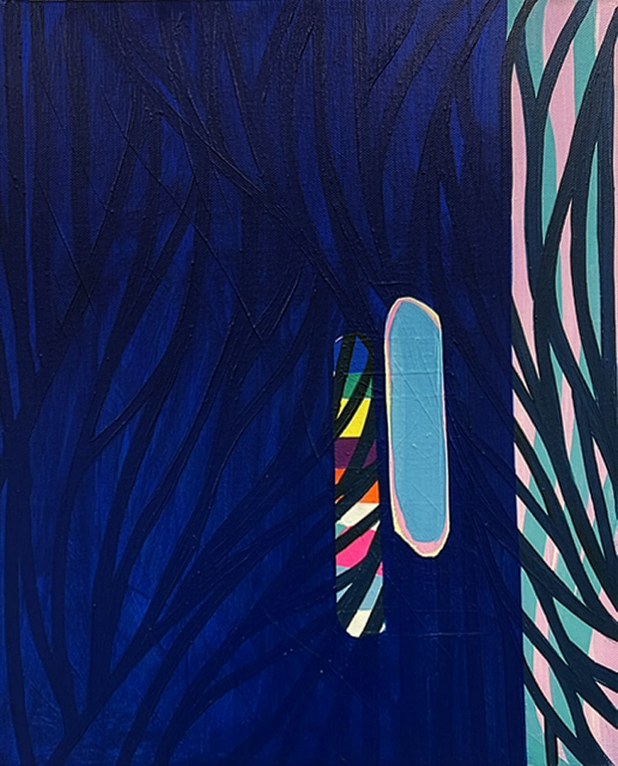 Soo Kyoung Lee, &laquo; BA25S24 &raquo;, 2025, Acrylique sur toile, 41×33cm.