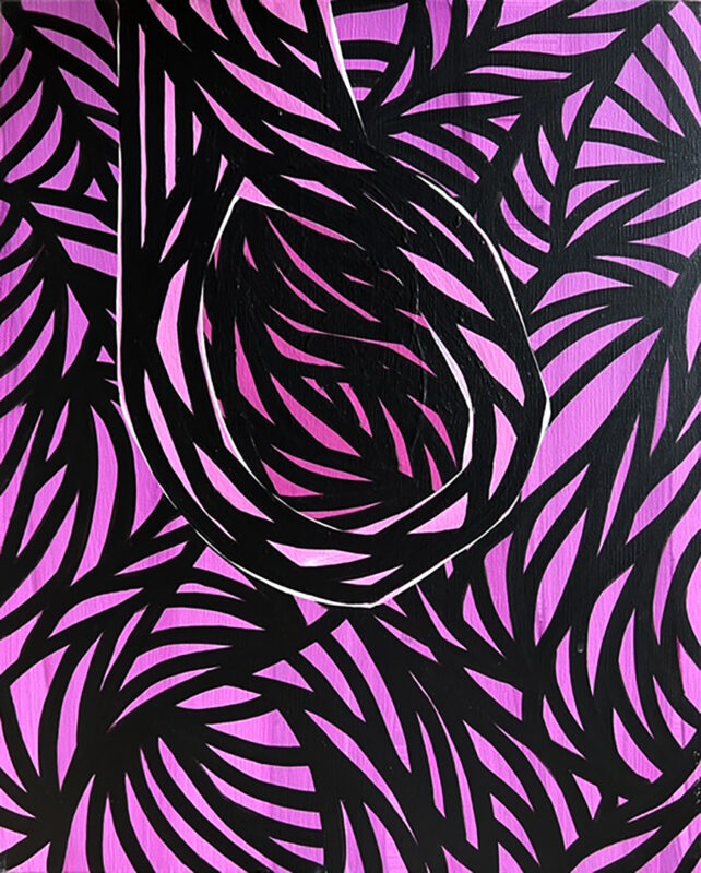 Soo Kyoung Lee, &laquo; BA25S4 &raquo;, 2025, Acrylique sur toile, 41×33cm