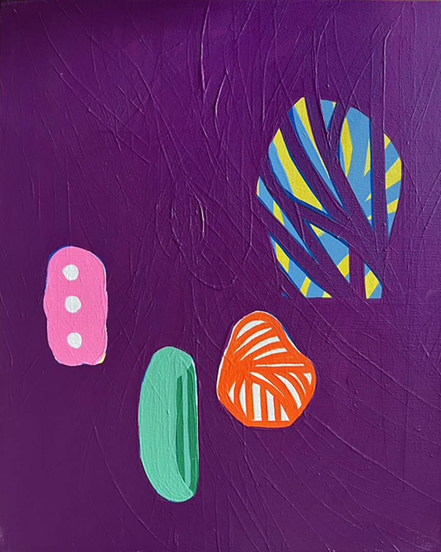 Soo Kyoung Lee, &laquo; BA25S7 &raquo;, 2025, Acrylique sur toile, 41×33cm.