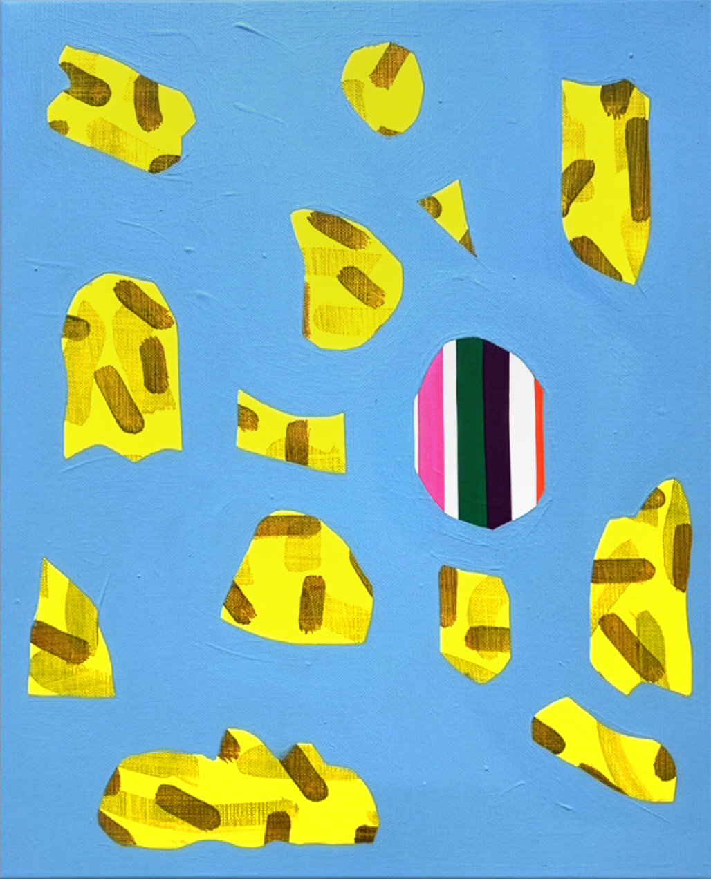 Soo Kyoung Lee, &laquo; BA25S9 &raquo;, 2025, Acrylique sur toile, 41×33cm.